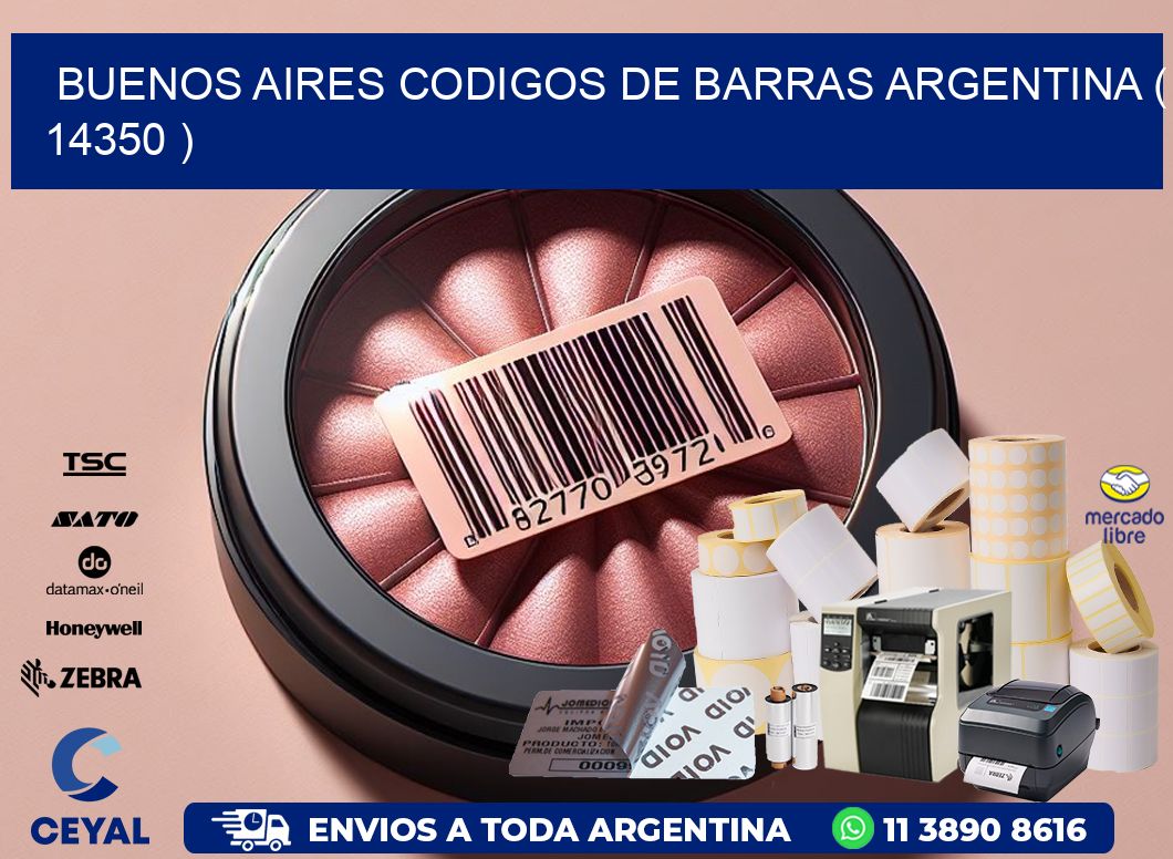 buenos aires codigos de barras argentina ( 14350 )
