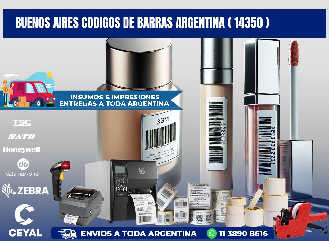 buenos aires codigos de barras argentina ( 14350 )