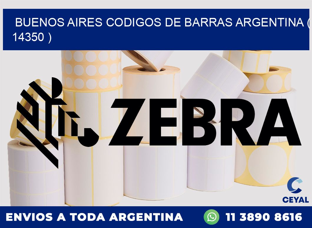 buenos aires codigos de barras argentina ( 14350 )