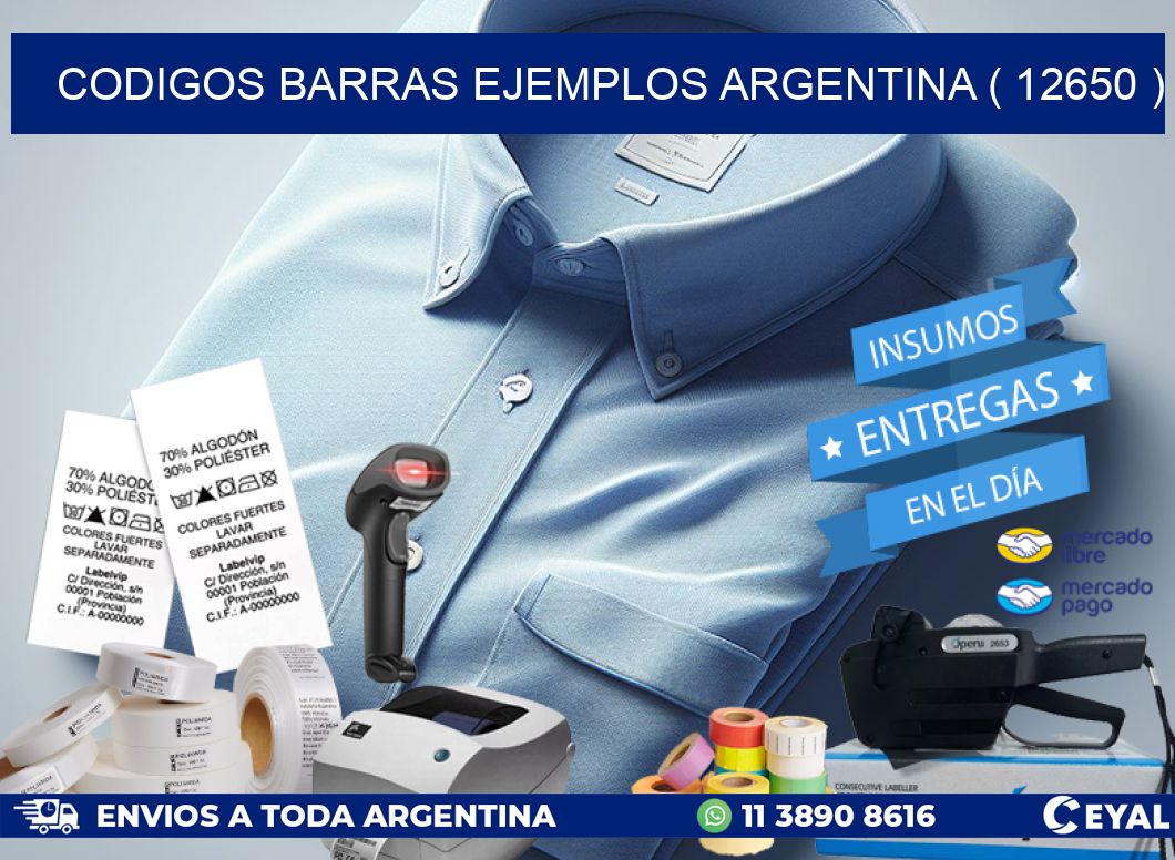 codigos barras ejemplos argentina ( 12650 )