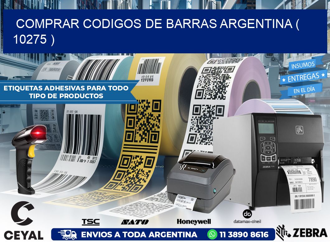comprar codigos de barras argentina ( 10275 )