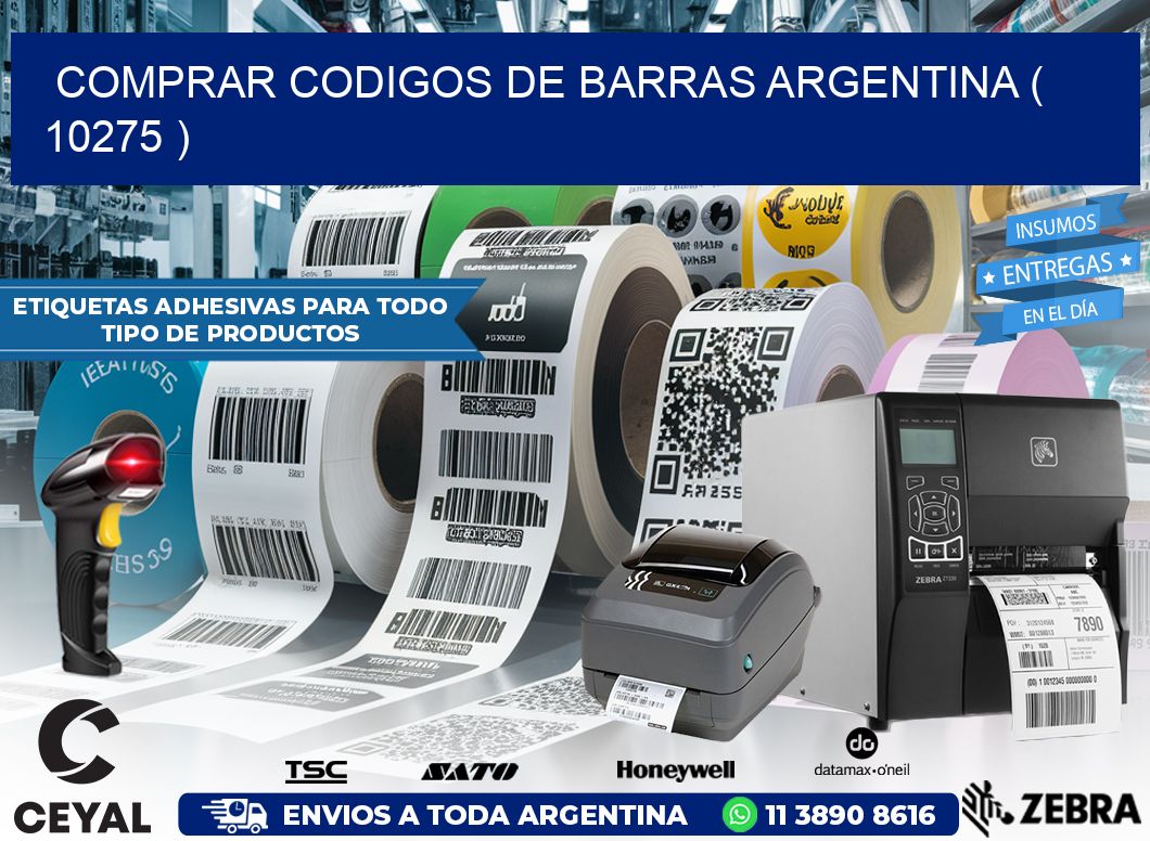 comprar codigos de barras argentina ( 10275 )