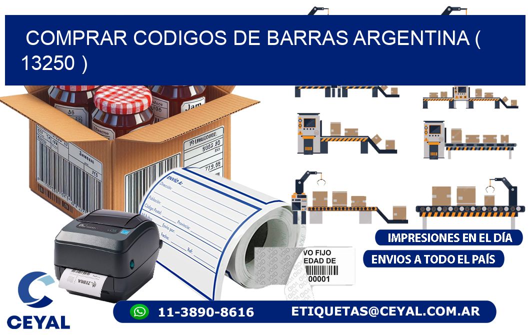 comprar codigos de barras argentina ( 13250 )