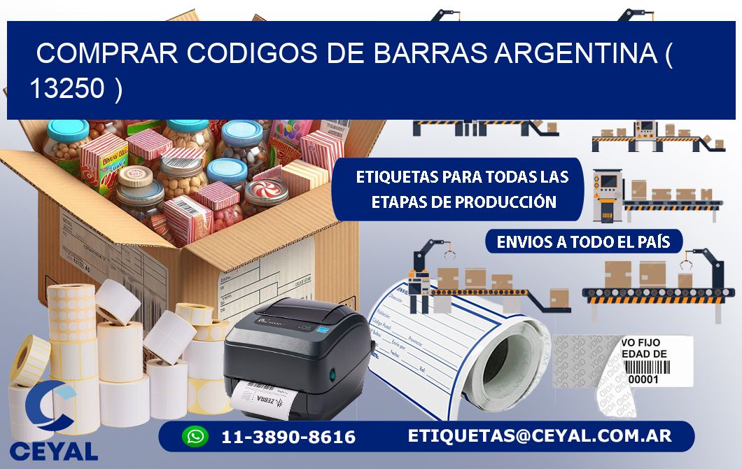 comprar codigos de barras argentina ( 13250 )