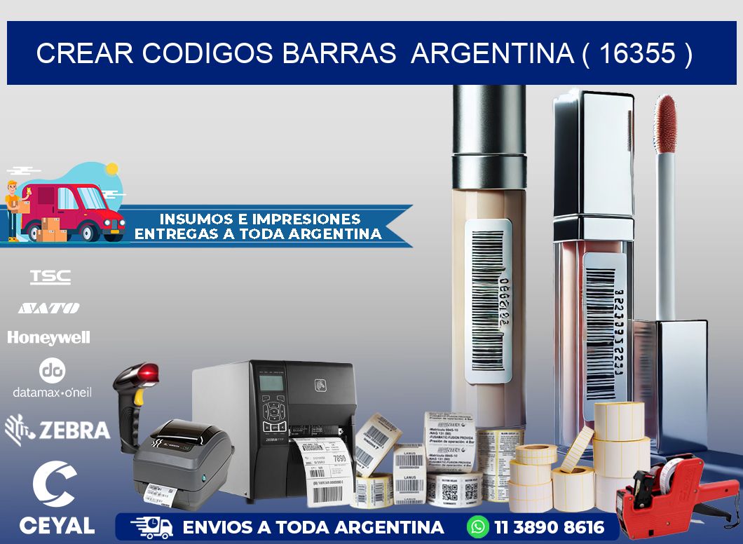 crear codigos barras  argentina ( 16355 )