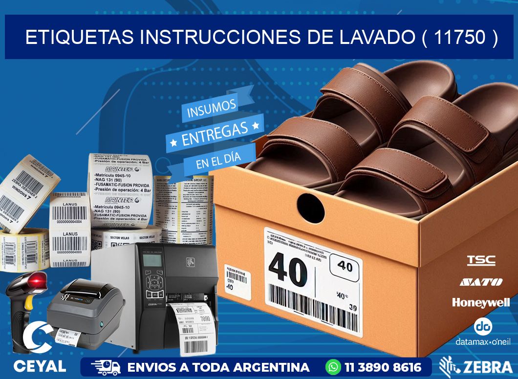 etiquetas instrucciones de lavado ( 11750 )