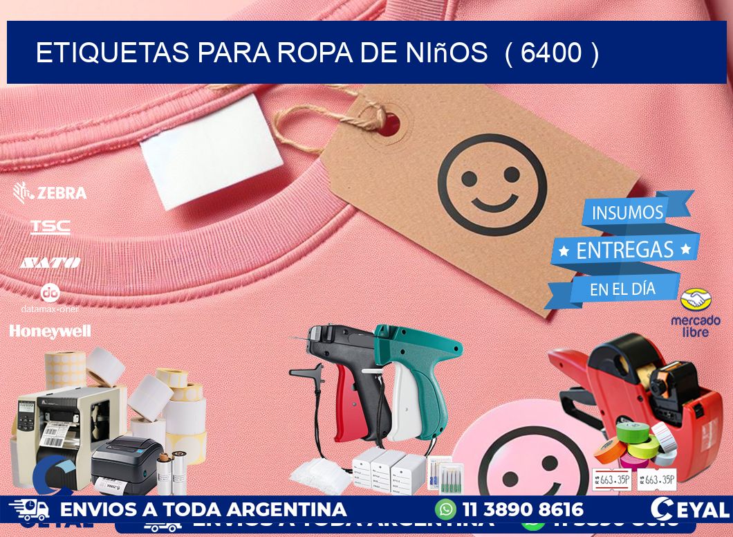 etiquetas para ropa de niños  ( 6400 )