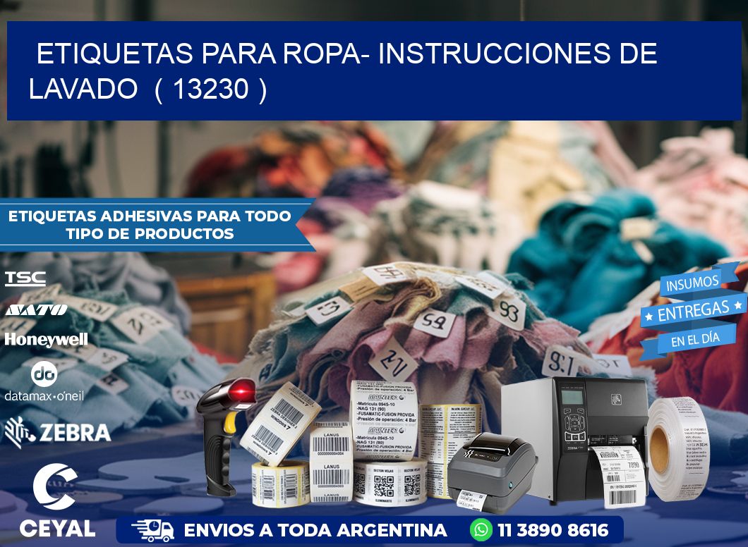 etiquetas para ropa- instrucciones de lavado  ( 13230 )