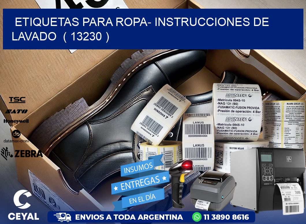 etiquetas para ropa- instrucciones de lavado  ( 13230 )