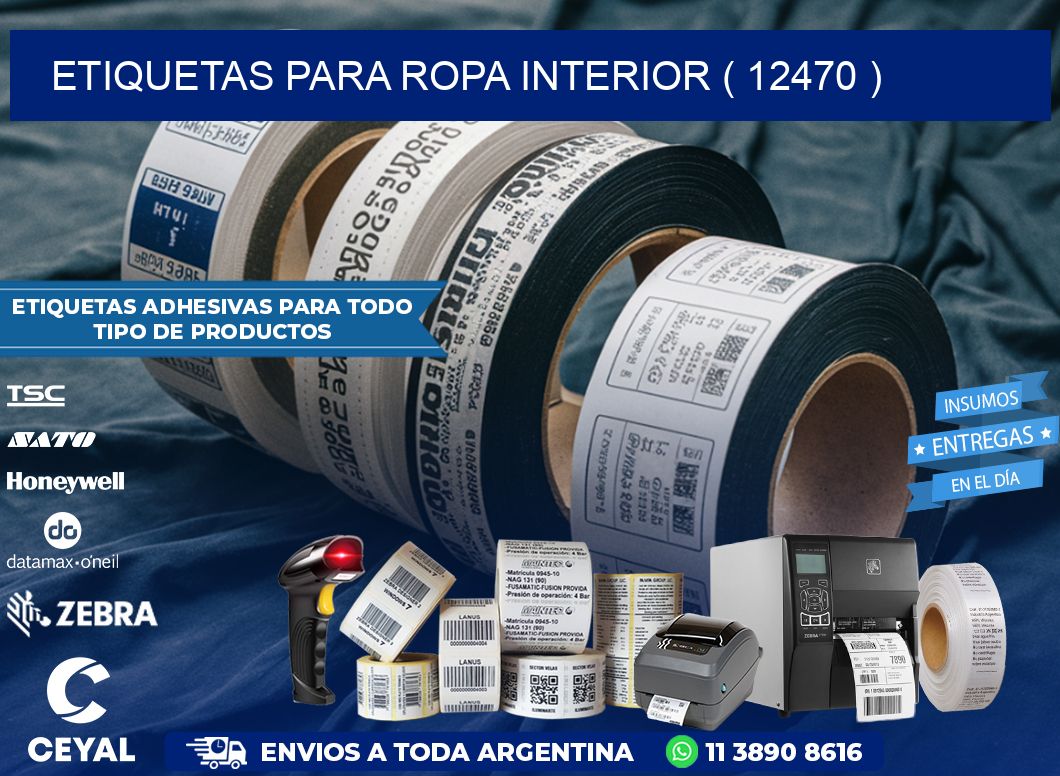 etiquetas para ropa interior ( 12470 )