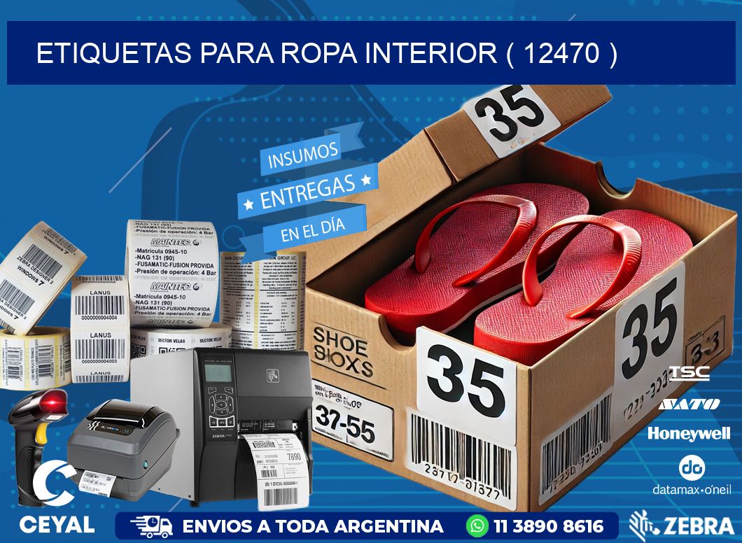 etiquetas para ropa interior ( 12470 )