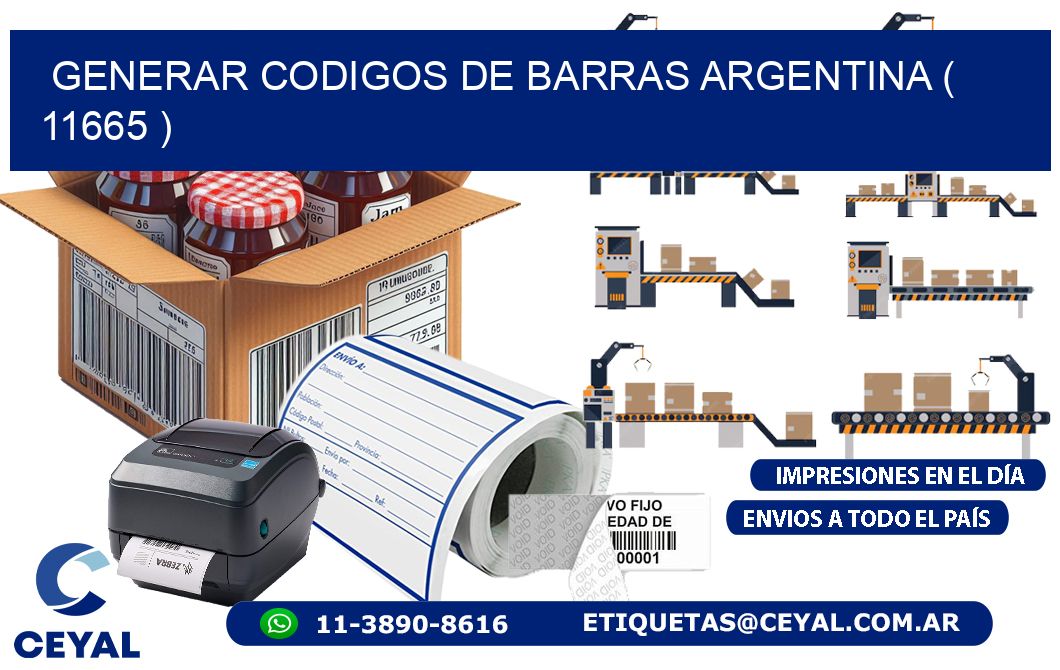 generar codigos de barras argentina ( 11665 )