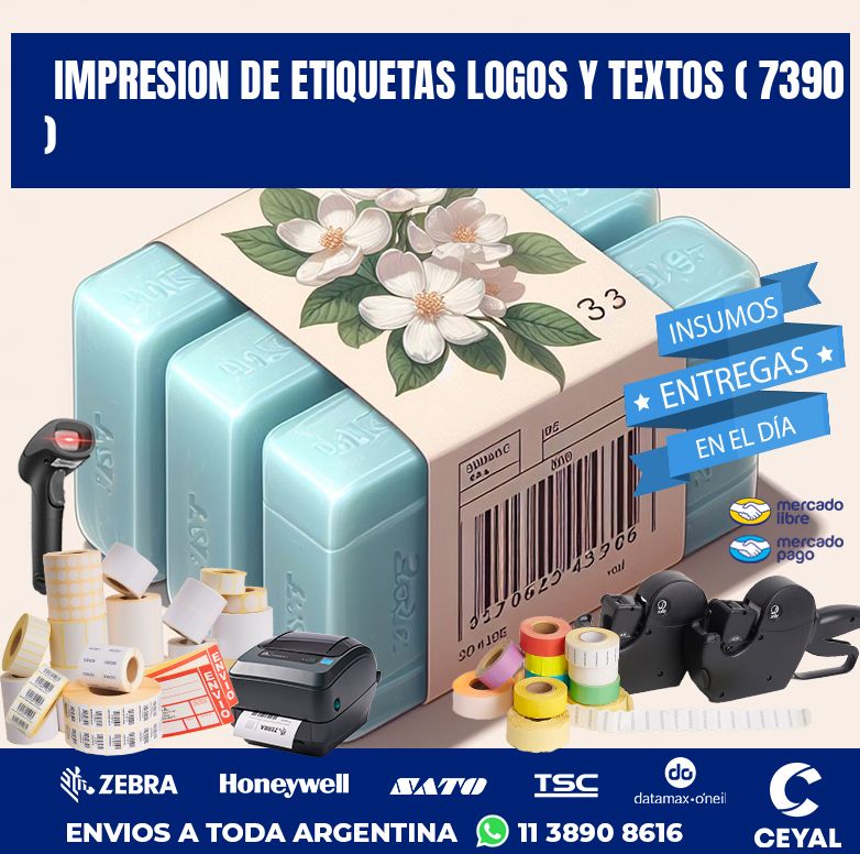 impresion de etiquetas logos y textos ( 7390 )