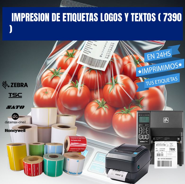 impresion de etiquetas logos y textos ( 7390 )