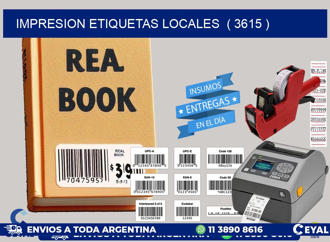 impresion etiquetas locales  ( 3615 )