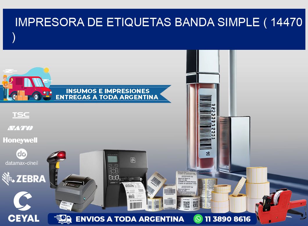impresora de etiquetas banda simple ( 14470 )