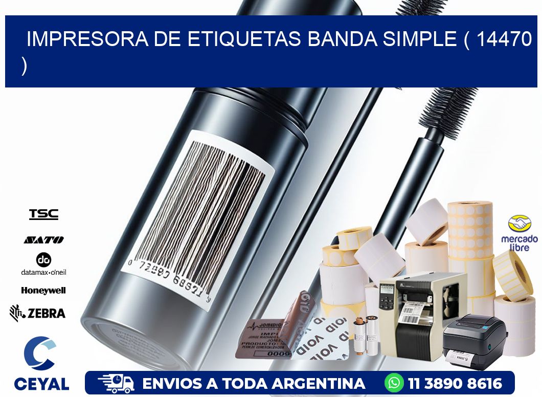 impresora de etiquetas banda simple ( 14470 )