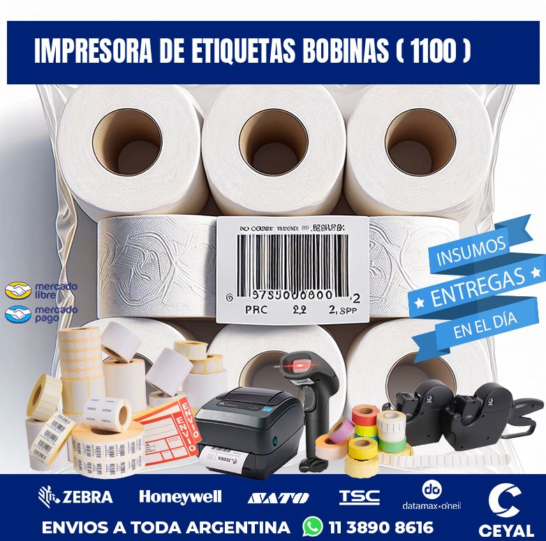 impresora de etiquetas bobinas ( 1100 )