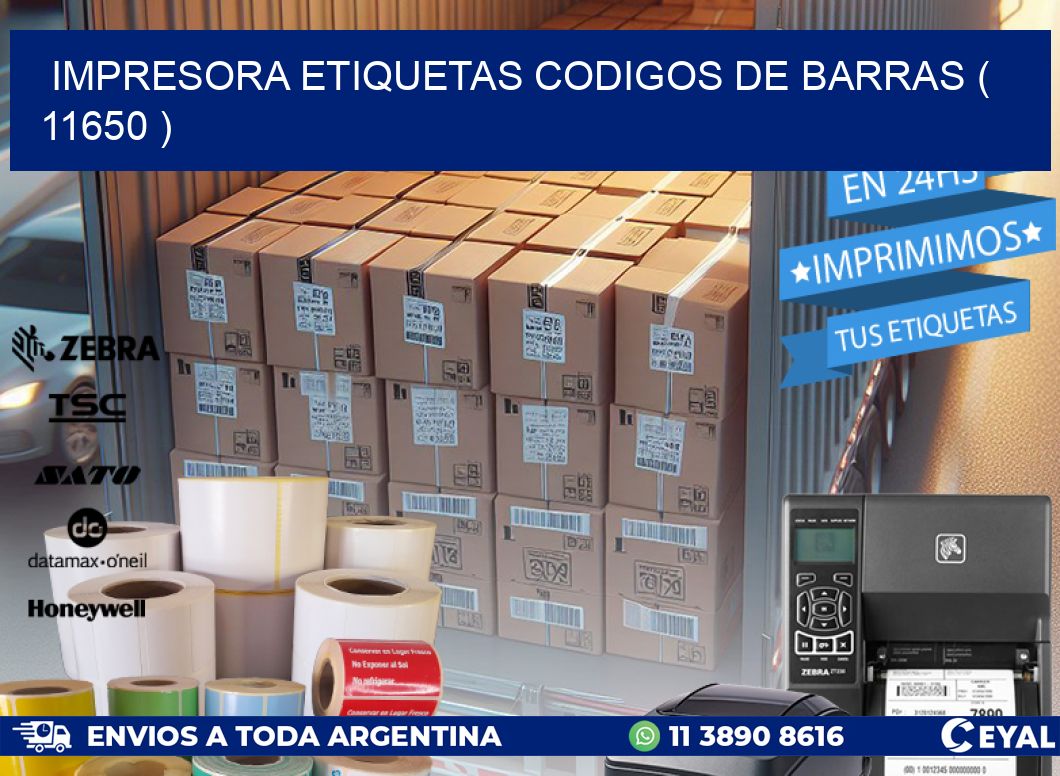 impresora etiquetas codigos de barras ( 11650 )