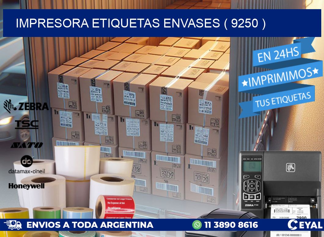 impresora etiquetas envases ( 9250 )