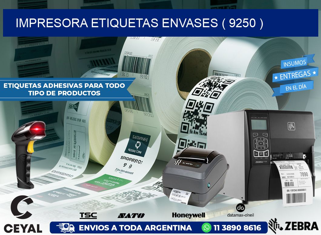 impresora etiquetas envases ( 9250 )