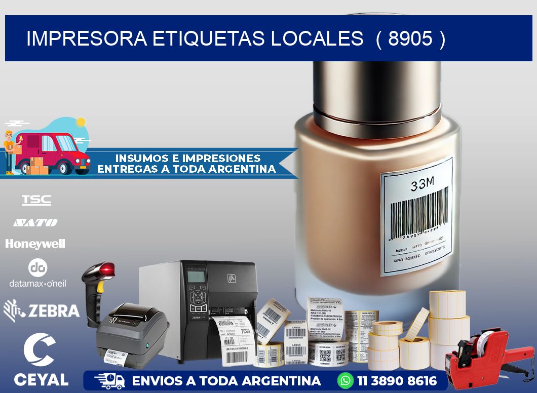 impresora etiquetas locales  ( 8905 )