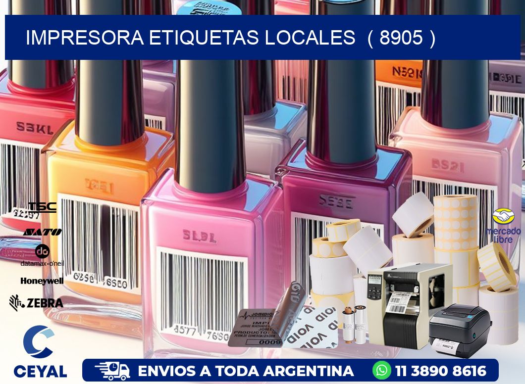 impresora etiquetas locales ( 8905 )