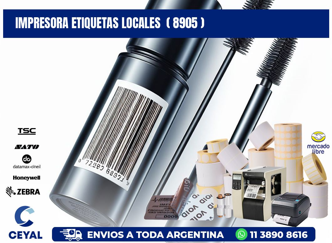 impresora etiquetas locales ( 8905 )