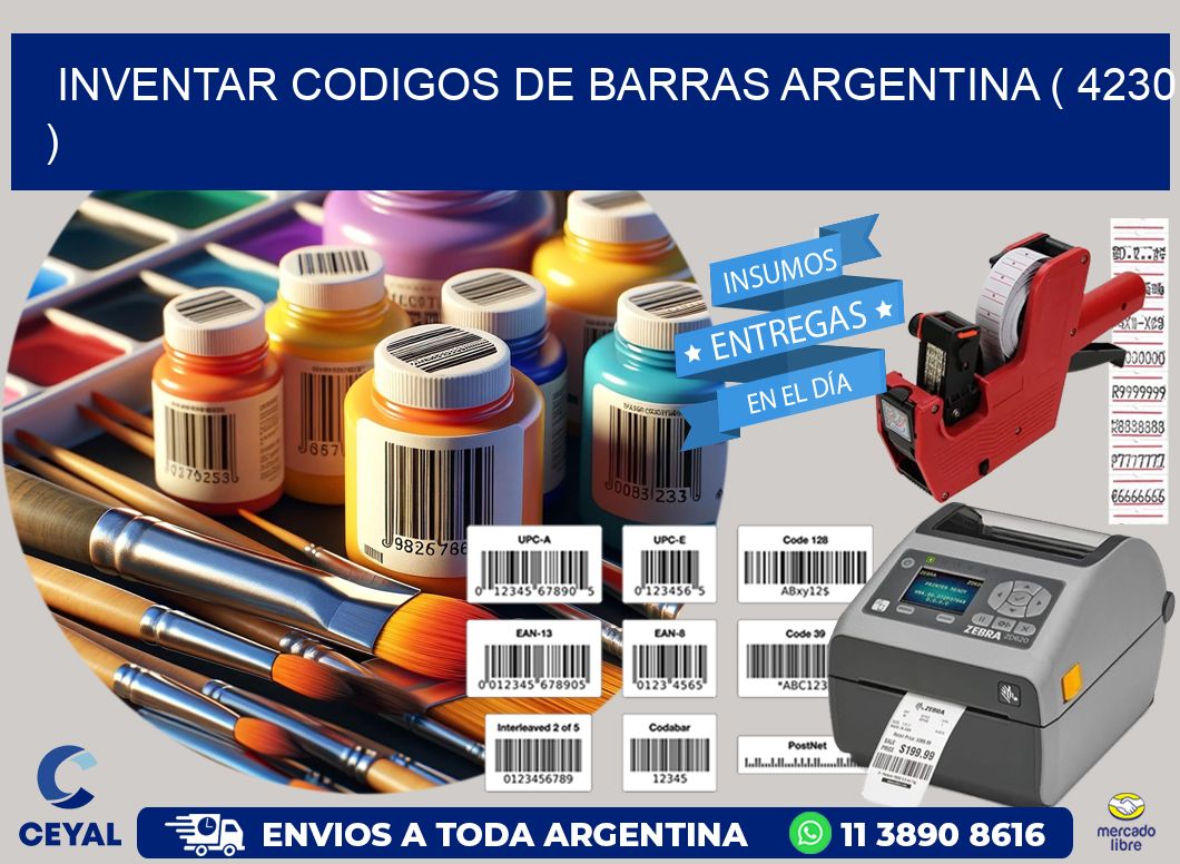 inventar codigos de barras argentina ( 4230 )