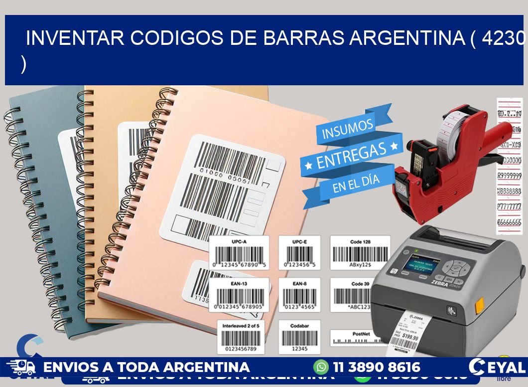 inventar codigos de barras argentina ( 4230 )