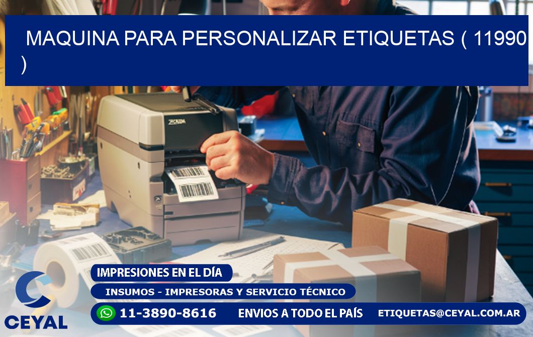 maquina para personalizar etiquetas ( 11990 )