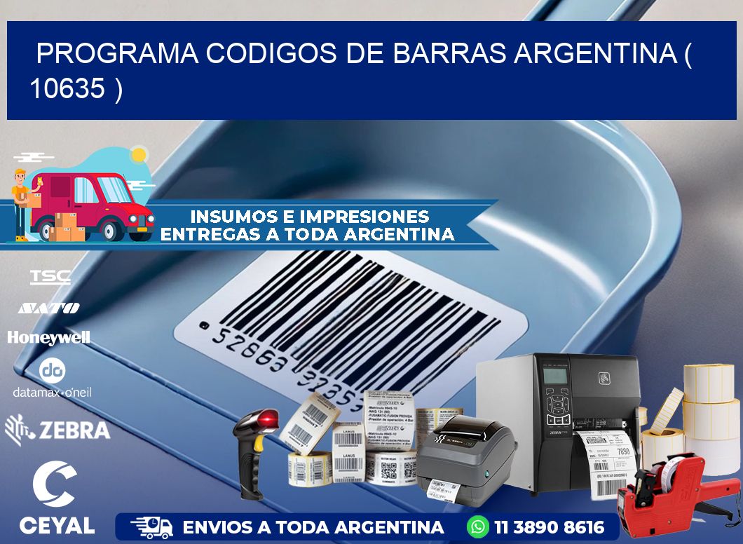 programa codigos de barras argentina ( 10635 )