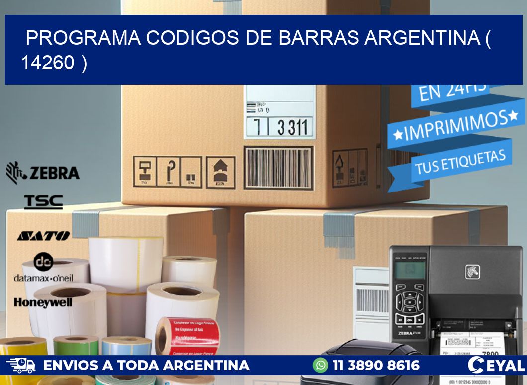 programa codigos de barras argentina ( 14260 )