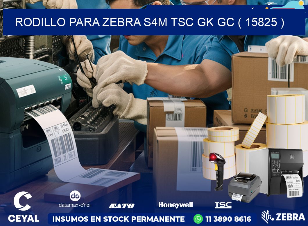 rodillo para zebra S4M TSC GK GC ( 15825 )