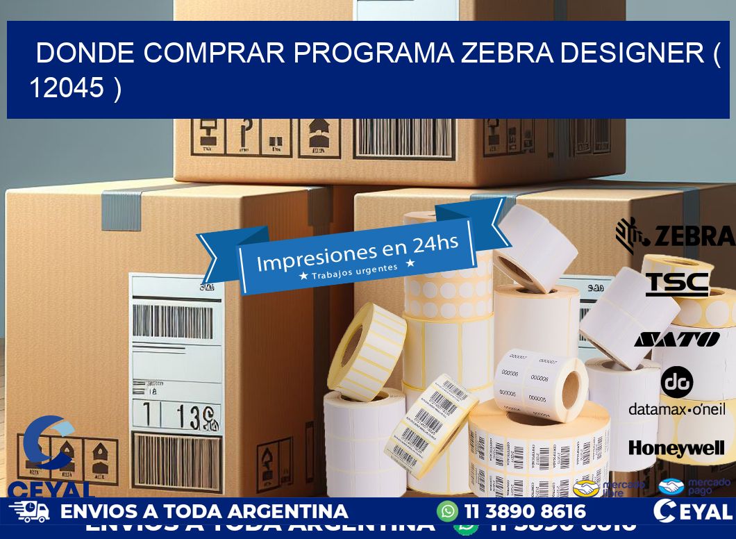 DONDE COMPRAR PROGRAMA ZEBRA DESIGNER ( 12045 )