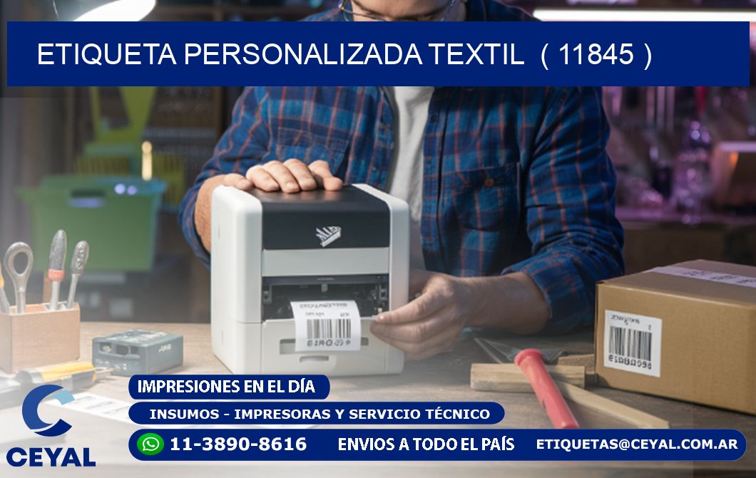 ETIQUETA PERSONALIZADA TEXTIL  ( 11845 )