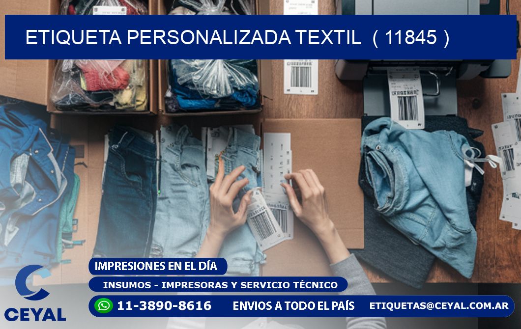 ETIQUETA PERSONALIZADA TEXTIL  ( 11845 )