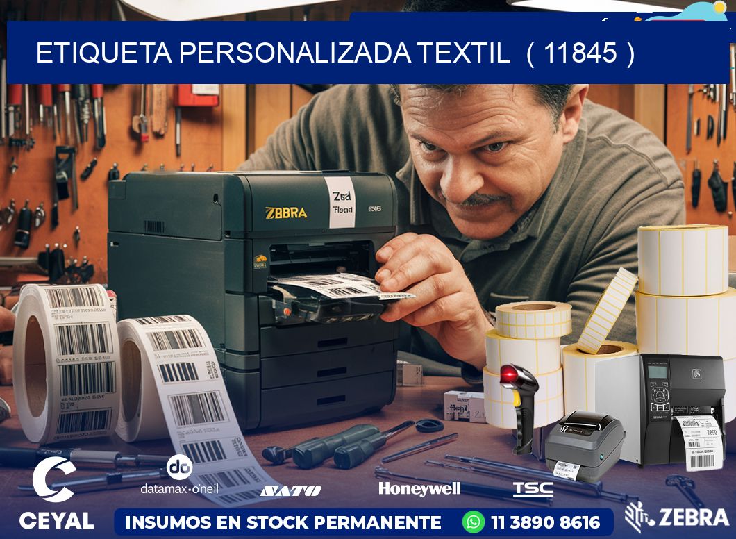 ETIQUETA PERSONALIZADA TEXTIL  ( 11845 )