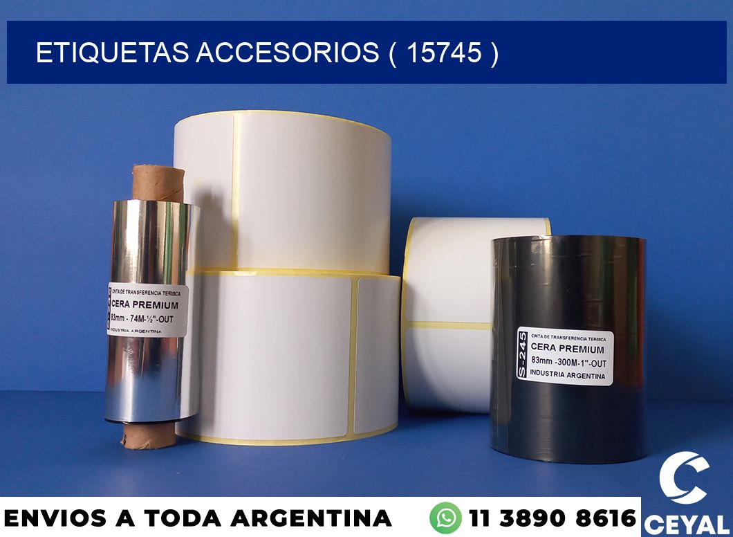 ETIQUETAS ACCESORIOS ( 15745 )