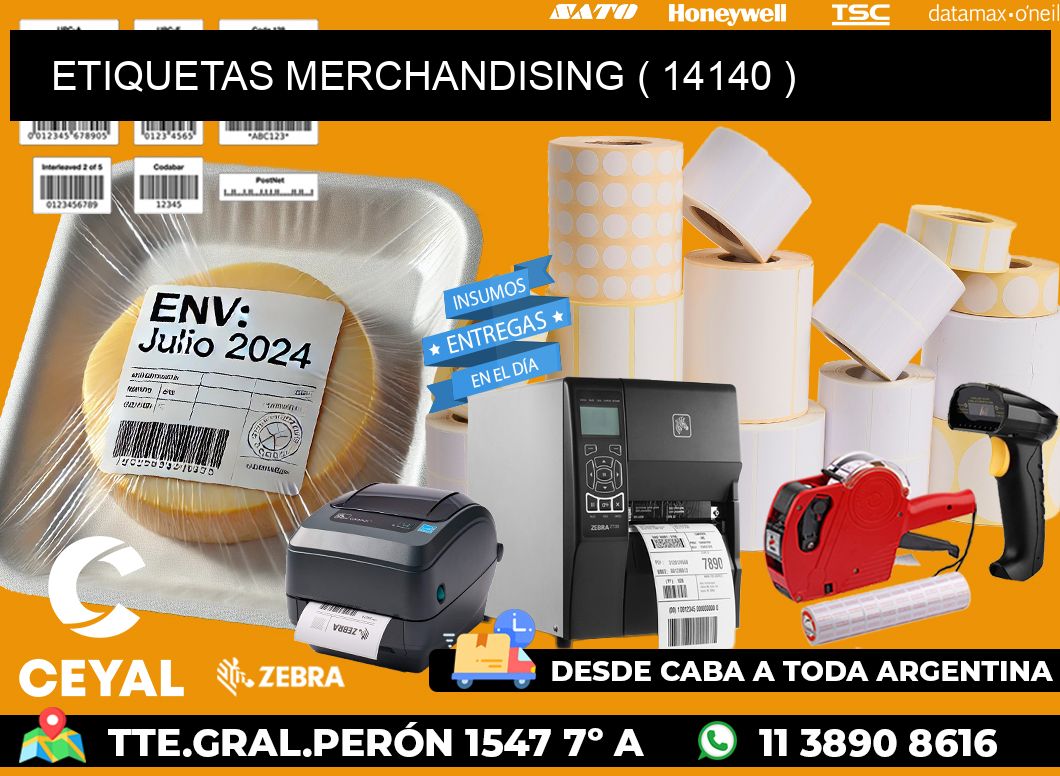 ETIQUETAS MERCHANDISING ( 14140 )