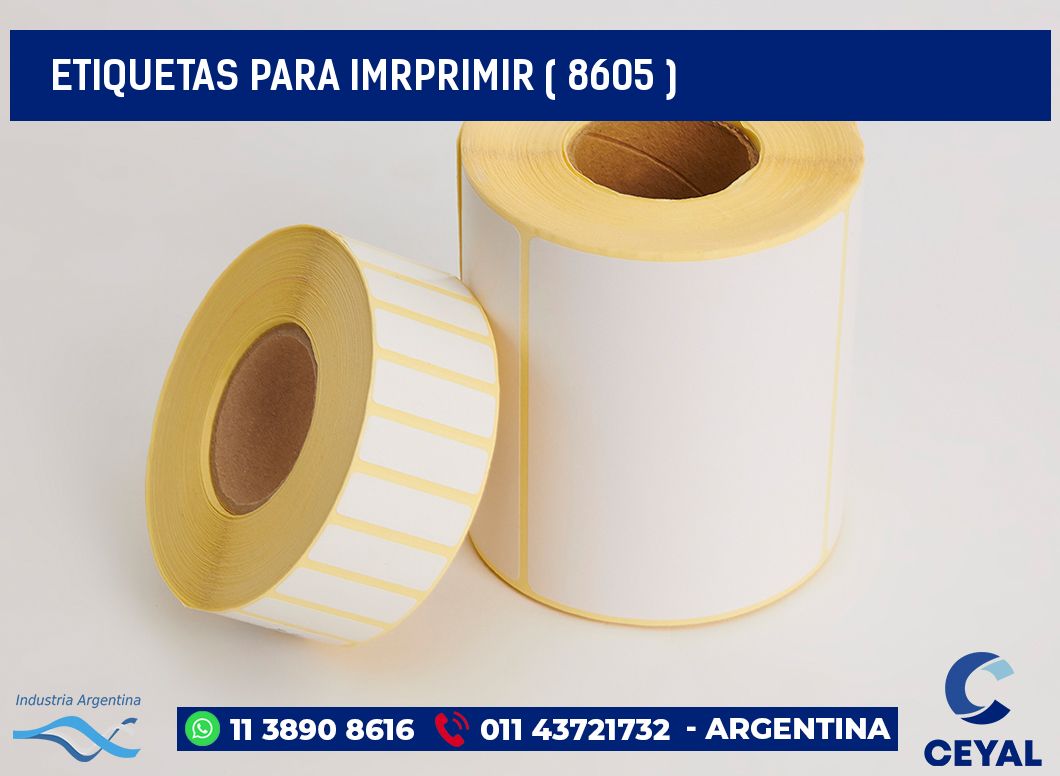 ETIQUETAS PARA IMRPRIMIR ( 8605 )