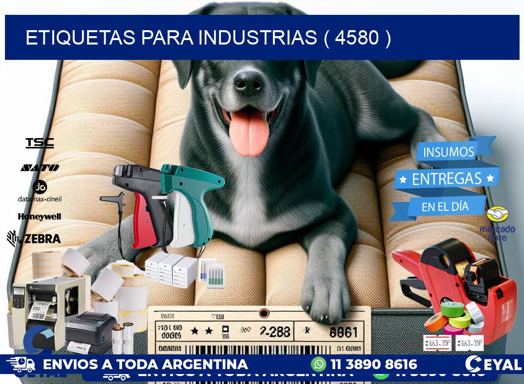 ETIQUETAS PARA INDUSTRIAS ( 4580 )