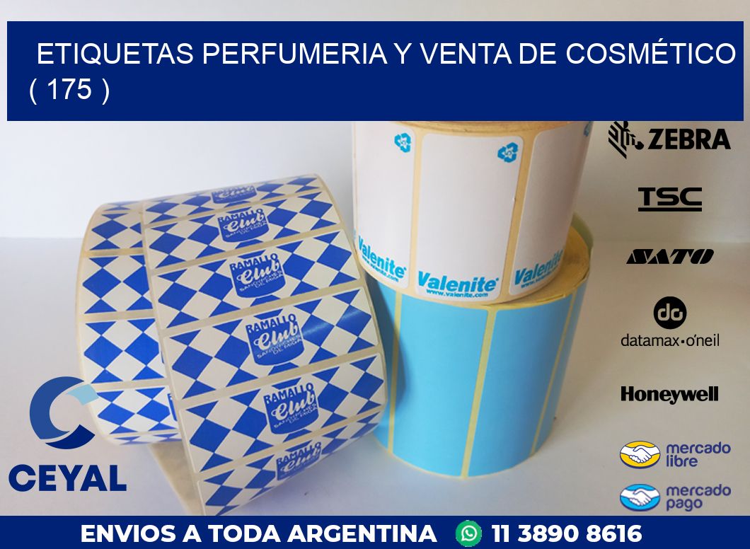 ETIQUETAS PERFUMERIA Y VENTA DE COSMÉTICO ( 175 )