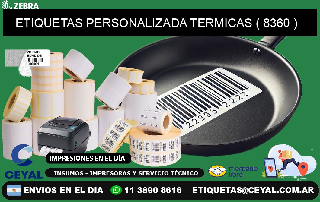 ETIQUETAS PERSONALIZADA TERMICAS ( 8360 )