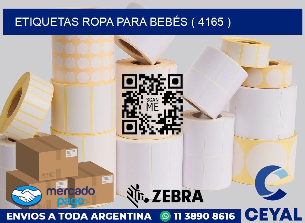 ETIQUETAS ROPA PARA BEBÉS ( 4165 )