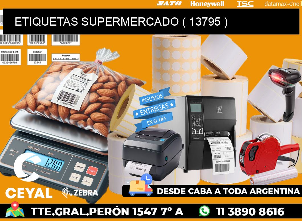 ETIQUETAS SUPERMERCADO ( 13795 )