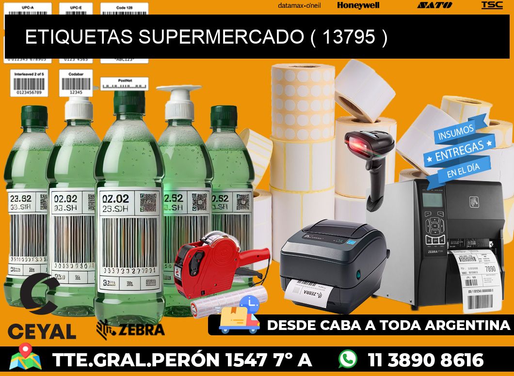 ETIQUETAS SUPERMERCADO ( 13795 )