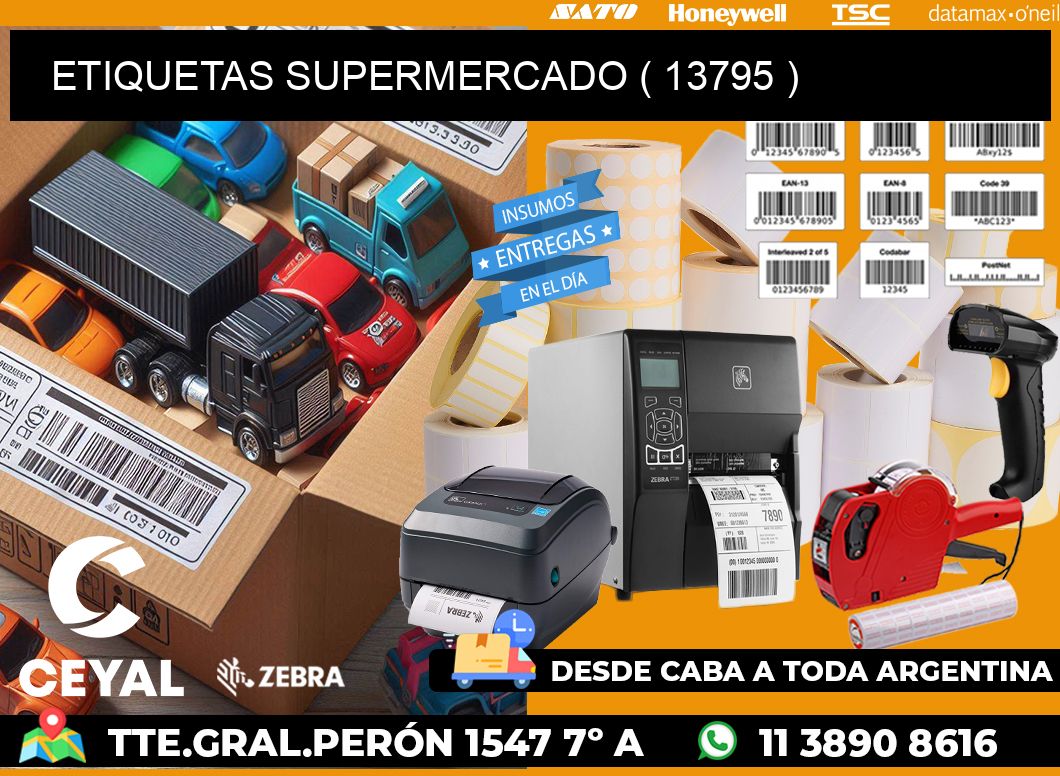 ETIQUETAS SUPERMERCADO ( 13795 )