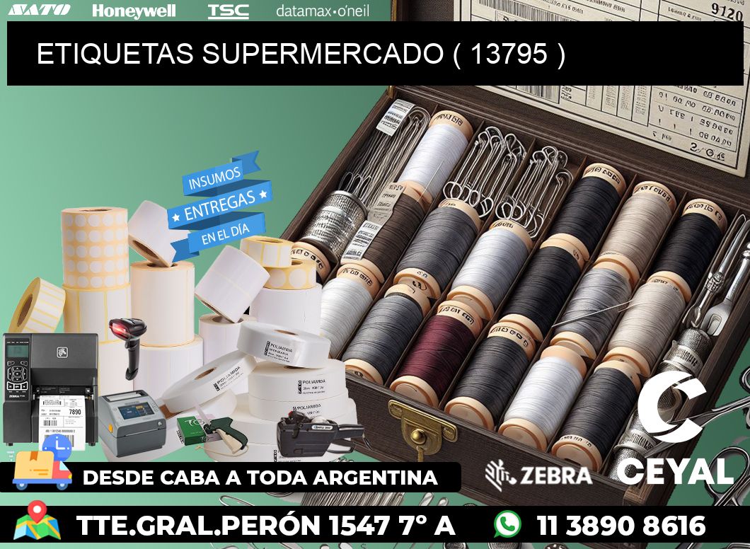 ETIQUETAS SUPERMERCADO ( 13795 )