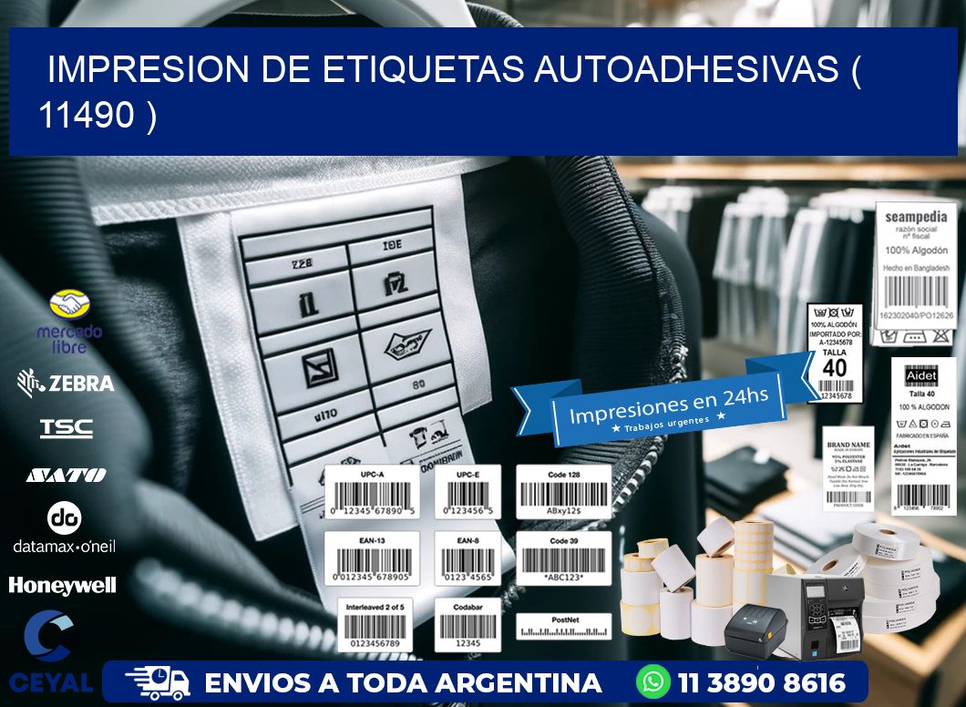 IMPRESION DE ETIQUETAS AUTOADHESIVAS ( 11490 )